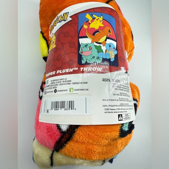 POKÉMON Throw Blanket 46"x60" The Northwest Company, Kid's Super Plush Soft, NEW - Picture 2 of 2